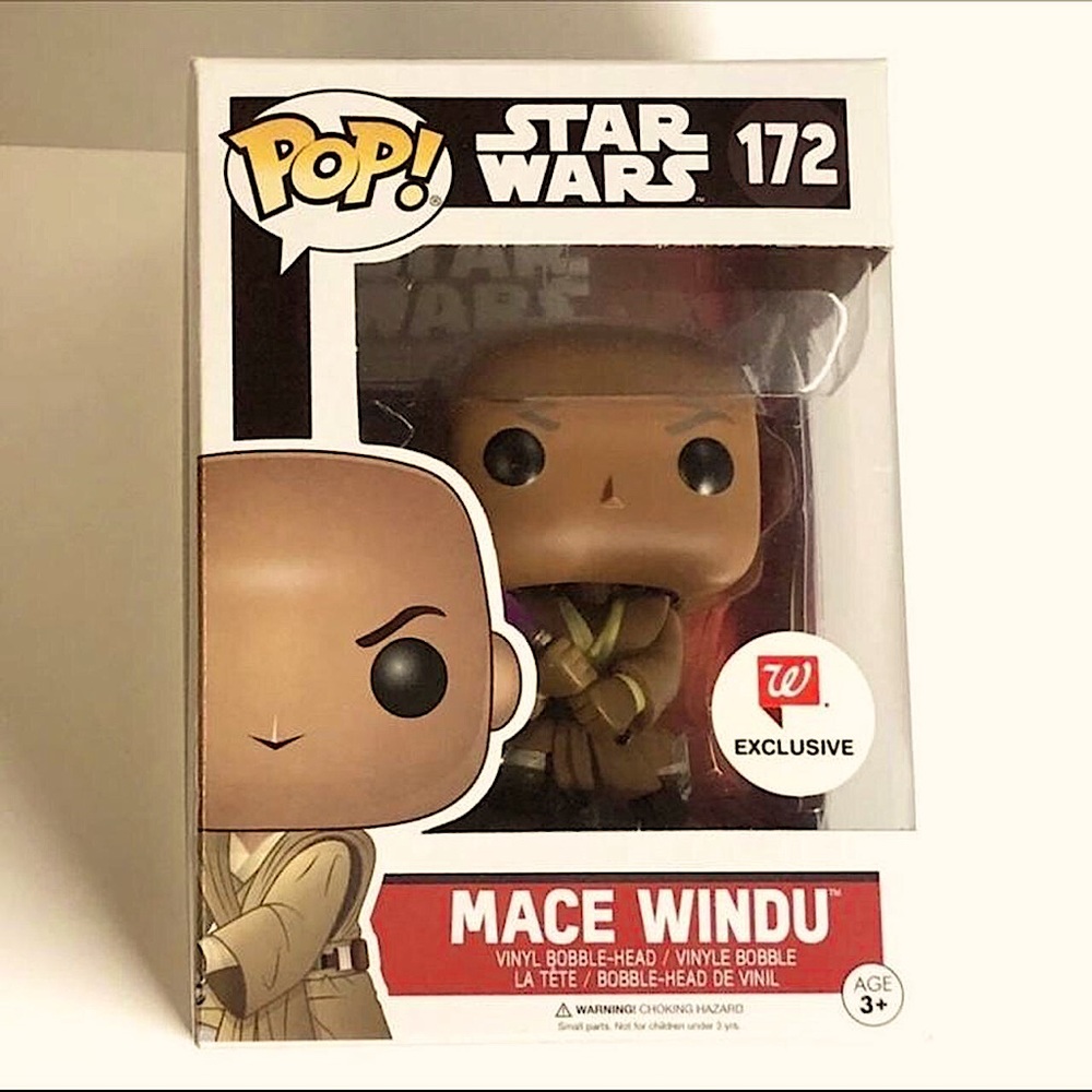 Star Wars Funko POP Mace Windu 172 Collectible Bobblehead Figurine